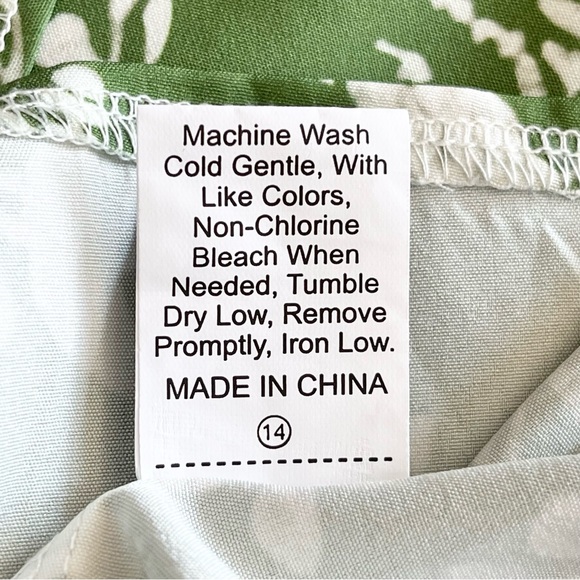 SHEIN Curve Boho Floral Faux Wrap Bell Sleeve Peplum Blouse Size XL - Picture 11 of 12